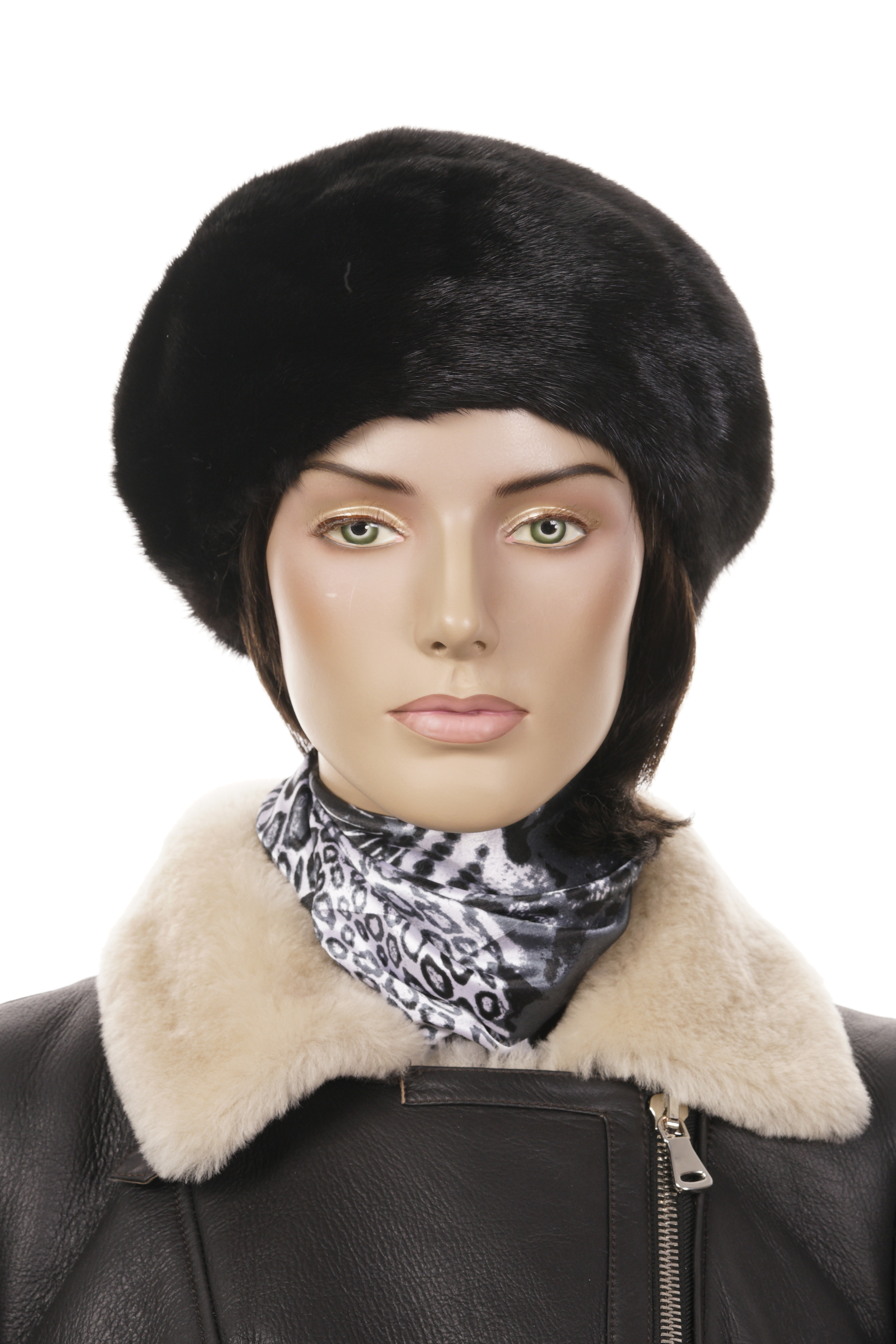 Шапка женская из норки 8015395-6