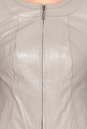 Женская кожаная куртка из натуральной кожи без воротника 0900948-4