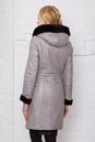 Женское кожаное пальто из натуральной кожи на меху с капюшоном, отделка тоскана 0900982-4