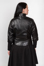 Женская кожаная куртка из натуральной кожи с воротником 0902147-4