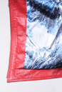 Женская кожаная куртка из натуральной кожи с воротником, отделка текстиль 0902188-3