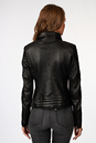 Женская кожаная куртка из натуральной кожи с воротником 0902354-3