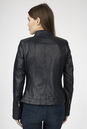 Женская кожаная куртка из натуральной кожи с воротником 0902435-3