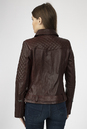 Женская кожаная куртка из натуральной кожи с воротником 0902440-3