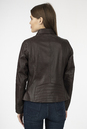Женская кожаная куртка из натуральной кожи с воротником 0902466-3