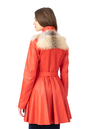 Женское кожаное пальто из натуральной кожи с воротником, отделка лиса 0902493-3