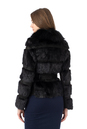 Женская кожаная куртка из натуральной кожи с воротником, отделка кролик 0902526-3