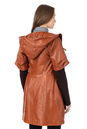Женское кожаное пальто из натуральной кожи с капюшоном 0902532-3