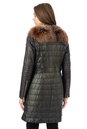 Женское кожаное пальто из натуральной кожи с воротником, отделка лиса 0902536-3