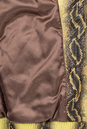 Женская кожаная жилетка из натуральной кожи с воротником, отделка енот 0902550-4