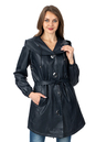 Женское кожаное пальто из натуральной кожи с капюшоном 0902666