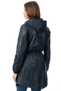 Женское кожаное пальто из натуральной кожи с капюшоном 0902666-3