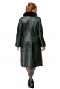 Женское кожаное пальто из натуральной кожи с воротником, отделка кролик рекс 8001806-3