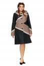 Женское пальто из текстиля с капюшоном 8002591