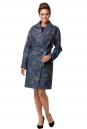 Женское пальто из текстиля с воротником 8008104