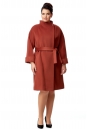 Женское пальто из текстиля с воротником 8008115