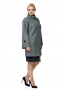 Женское пальто из текстиля с воротником 8009682