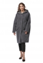 Женское пальто из текстиля с капюшоном 8009767-2