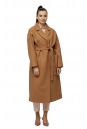 Женское пальто из текстиля с воротником 8009768-2