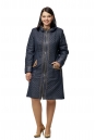 Женское пальто из текстиля с воротником 8009968