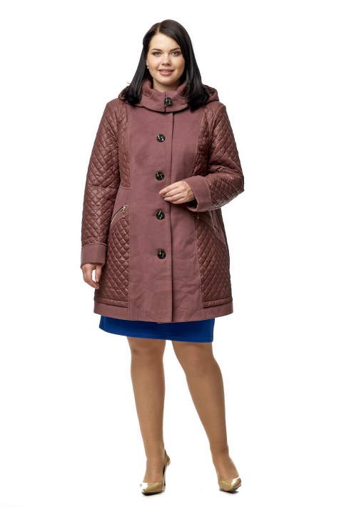 Куртка женская из текстиля с капюшоном 8010501