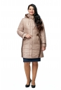 Женское пальто из текстиля с капюшоном 8010560