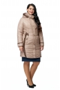 Женское пальто из текстиля с капюшоном 8010560-2