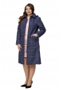 Женское пальто из текстиля с капюшоном 8010621
