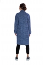 Женское пальто из текстиля с воротником 8011584-3