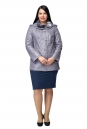Куртка женская из текстиля с капюшоном, отделка искусственный мех 8011788-2