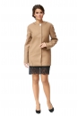 Женское пальто из текстиля без воротника 8012001