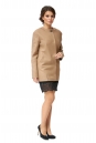 Женское пальто из текстиля без воротника 8012001-2