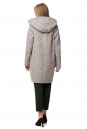 Женское пальто из текстиля с капюшоном 8012137-3