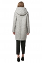 Женское пальто из текстиля с капюшоном 8012166-3