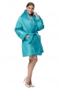 Женское пальто из текстиля с воротником 8012193