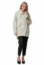 Женское пальто из текстиля с воротником 8012356