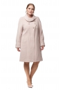 Женское пальто из текстиля с воротником 8012529
