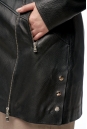 Женское кожаное пальто из натуральной кожи с воротником 8012712-5