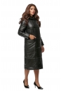 Женское кожаное пальто из натуральной кожи с капюшоном 8013006-2