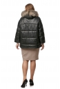Женское кожаное пальто из натуральной кожи с капюшоном, отделка песец 8013023-3