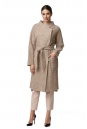 Женское пальто из текстиля с воротником 8013417