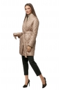 Женское пальто из текстиля с воротником 8013731