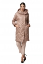Женское пальто из текстиля с капюшоном 8013845-2