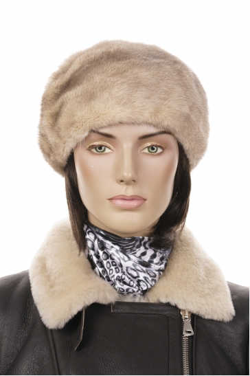 Шапка женская из норки