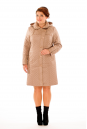 Женское пальто из текстиля с капюшоном 8015947-2