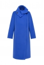 Женское пальто из текстиля с воротником 8016085