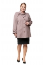 Женское пальто из текстиля с воротником 8016381