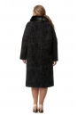 Женское пальто из текстиля с воротником, отделка искусственный мех 8016740-3