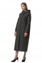 Женское пальто из текстиля с капюшоном 8017032