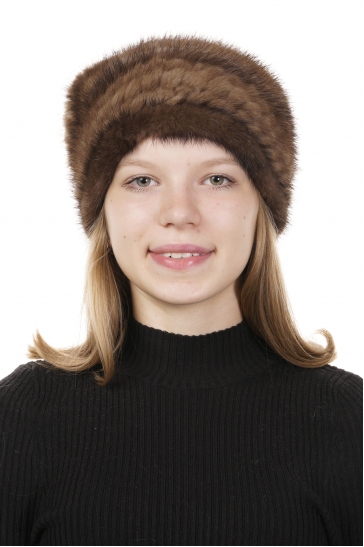 Шапка женская из норки